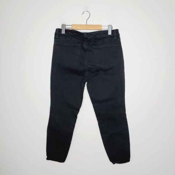 TALBOTS Black Flawless Five Pocket Cropped Jeggings - Picture 4 of 10